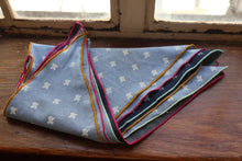 TX print bandanas on chambray