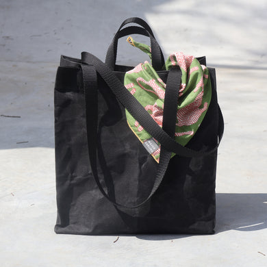 waxed canvas market tote / custom colorway