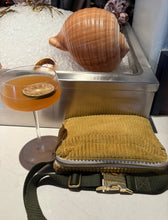 THE concert bag in chartreuse velvet or corduroy