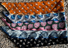 block print available in a bandana or headband