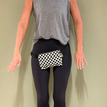 THE concert bag in checkered canvas