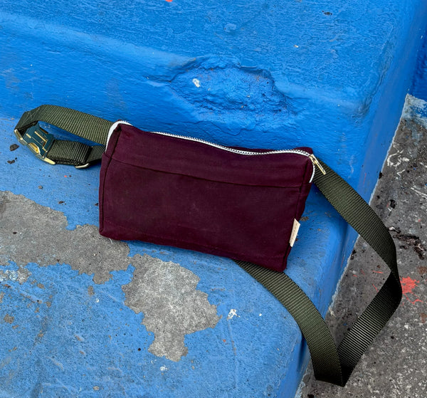 waxed canvas concert bag - custom colorway