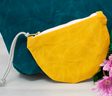 waxed canvas moon pouch