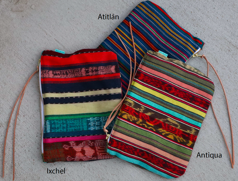 **sample sale** guatemalan woven clutch