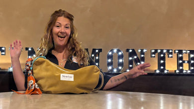 chartreuse velvet crossbody/hobo bag