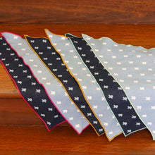 TX print bandanas on chambray