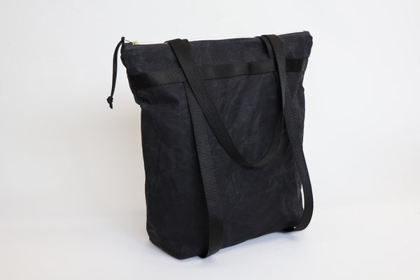 waxed canvas totepack - convertible