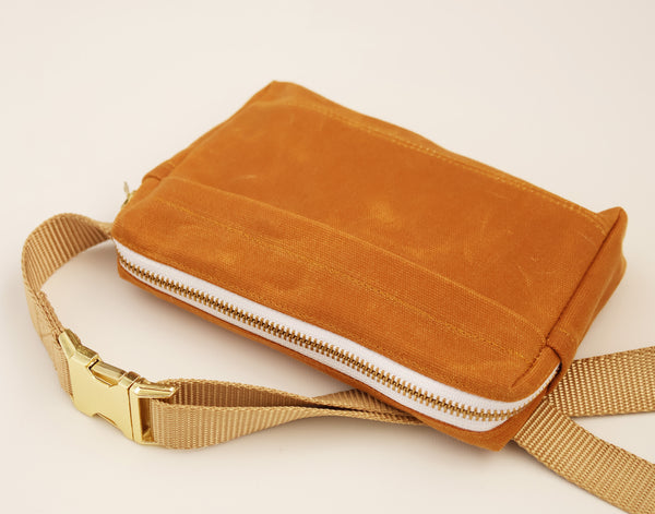 waxed canvas concert bag