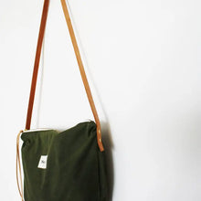 waxed canvas crossbody bag
