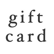 gift card