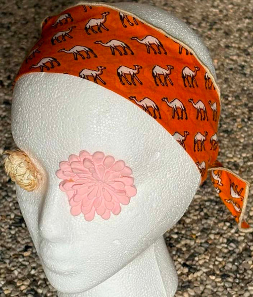 block print bandana