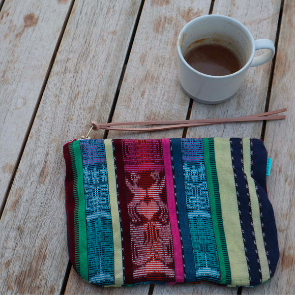guatemalan woven clutch
