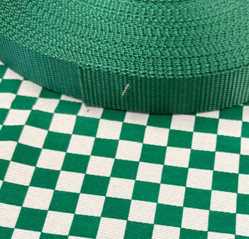 checkered canvas clutch