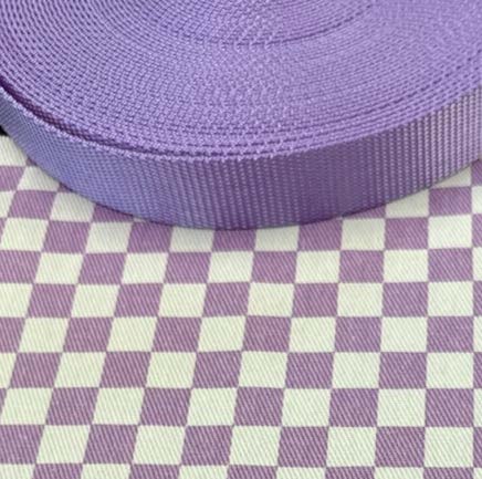 checkered canvas clutch