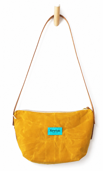 waxed canvas crossbody bag