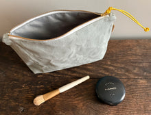 waxed canvas cosmetic bag MINI
