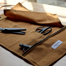 waxed canvas tool roll