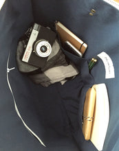 waxed canvas zip tote