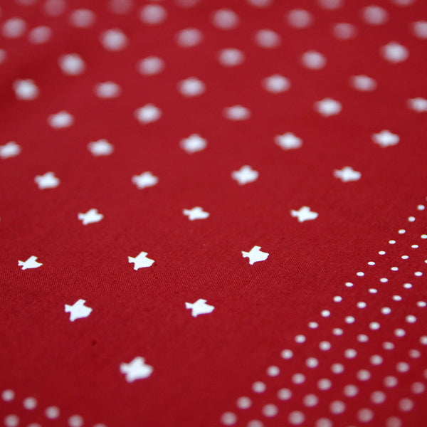 texas print bandana - cotton