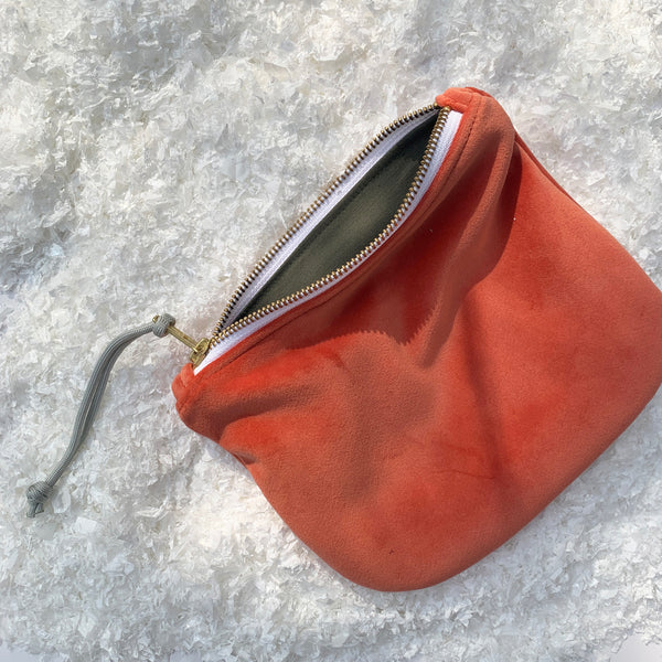 velvet clutch