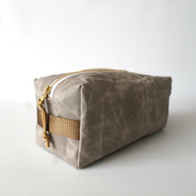 waxed canvas dopp kit