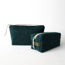 waxed canvas dopp kit