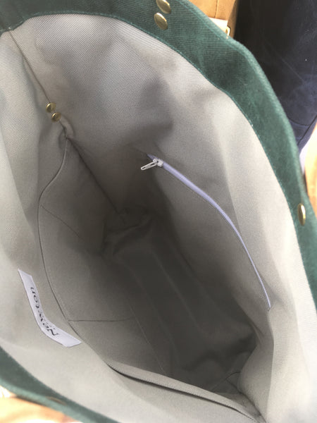 waxed canvas field bag