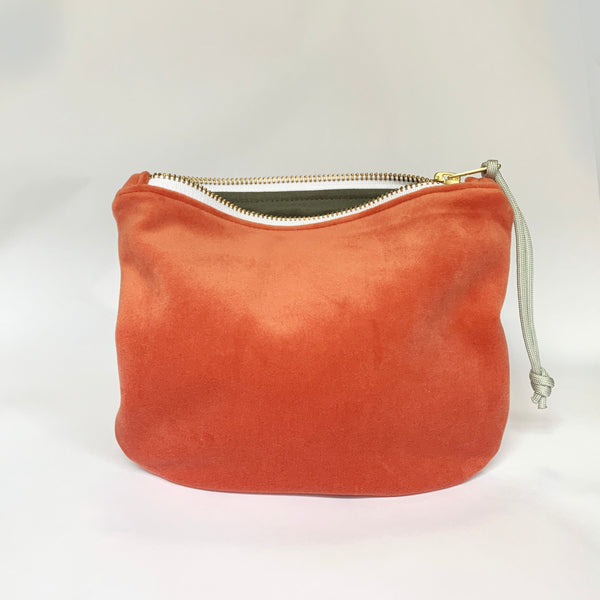 velvet clutch