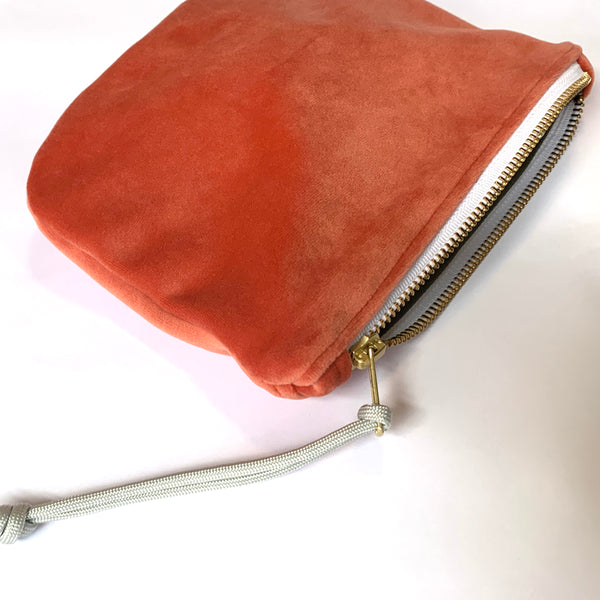 velvet clutch