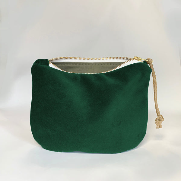 velvet clutch