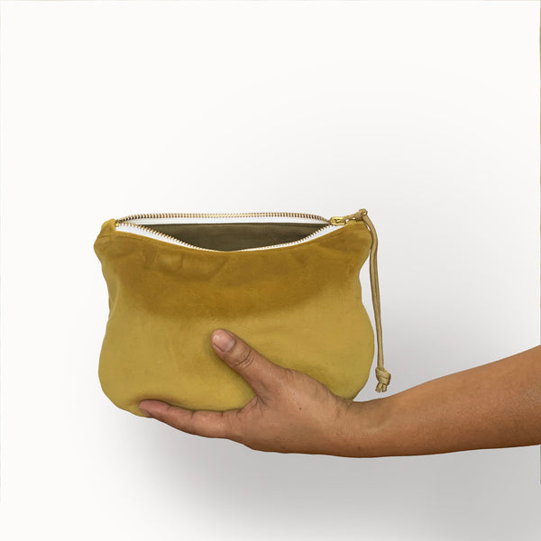 velvet clutch